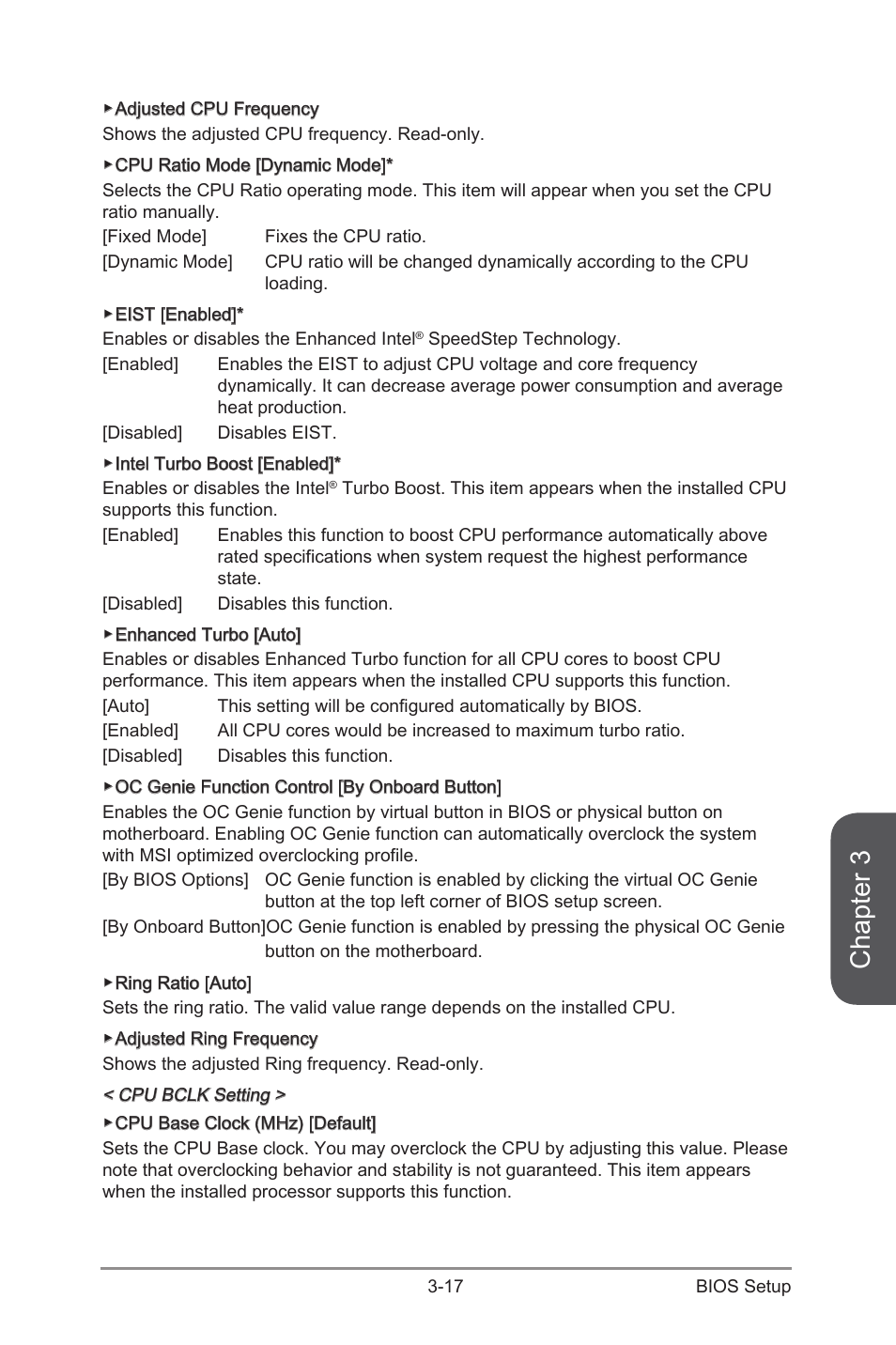 Chapter 3 | MSI X99S GAMING 7 Manual User Manual | Page 83 / 112