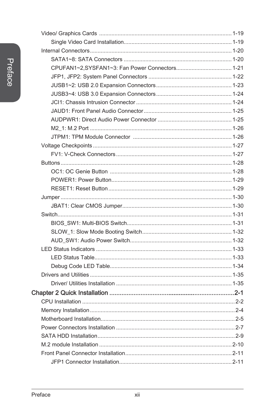 Preface | MSI Z97 GAMING 9 AC Manual User Manual | Page 12 / 112