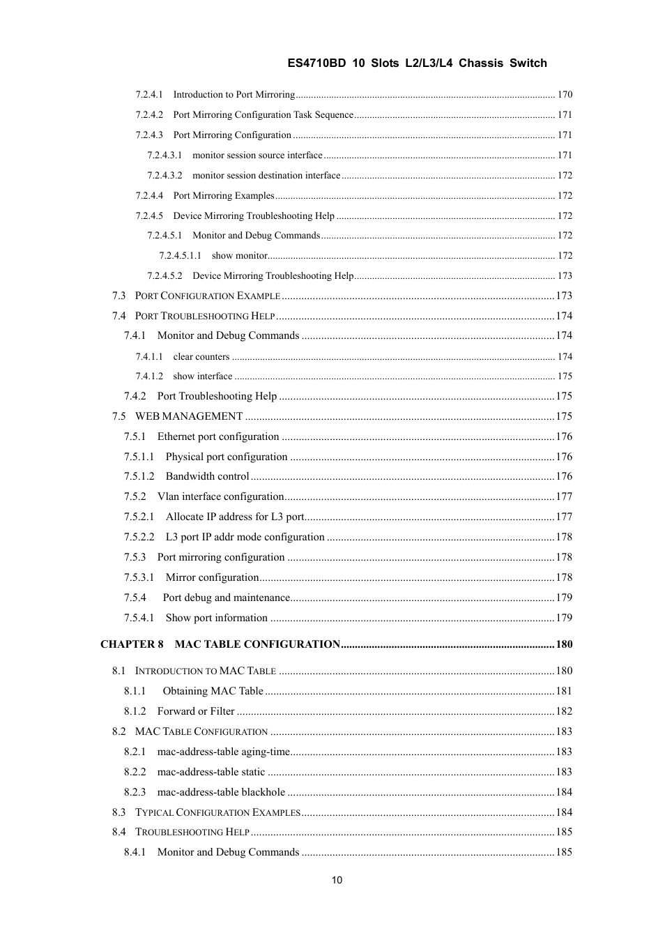 Accton Technology ES4710BD User Manual | Page 11 / 547