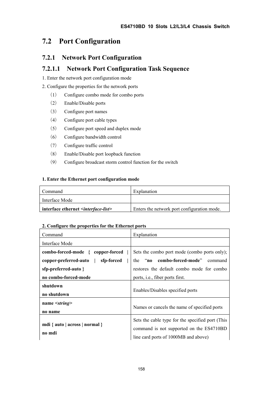 2 port configuration | Accton Technology ES4710BD User Manual | Page 159 / 547