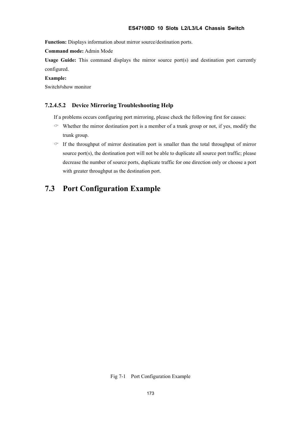 3 port configuration example | Accton Technology ES4710BD User Manual | Page 174 / 547