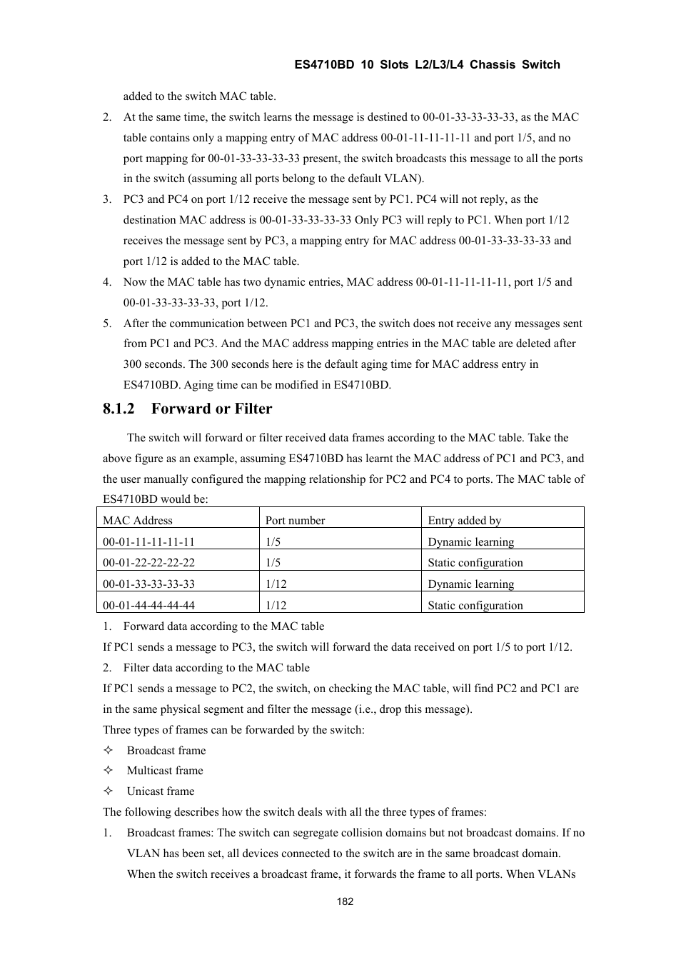 2 forward or filter | Accton Technology ES4710BD User Manual | Page 183 / 547