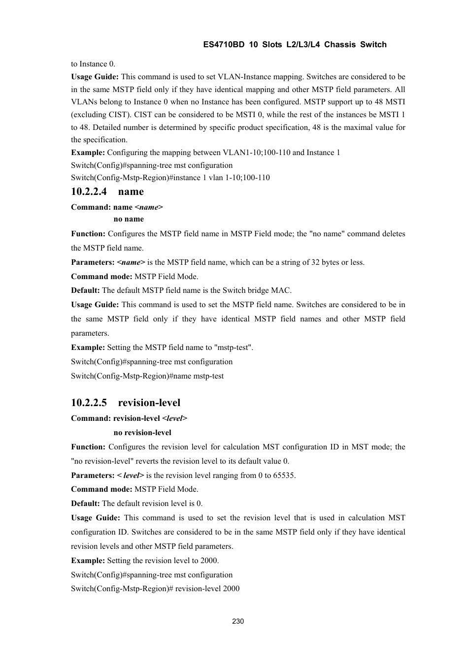 4 name, 5 revision-level | Accton Technology ES4710BD User Manual | Page 231 / 547