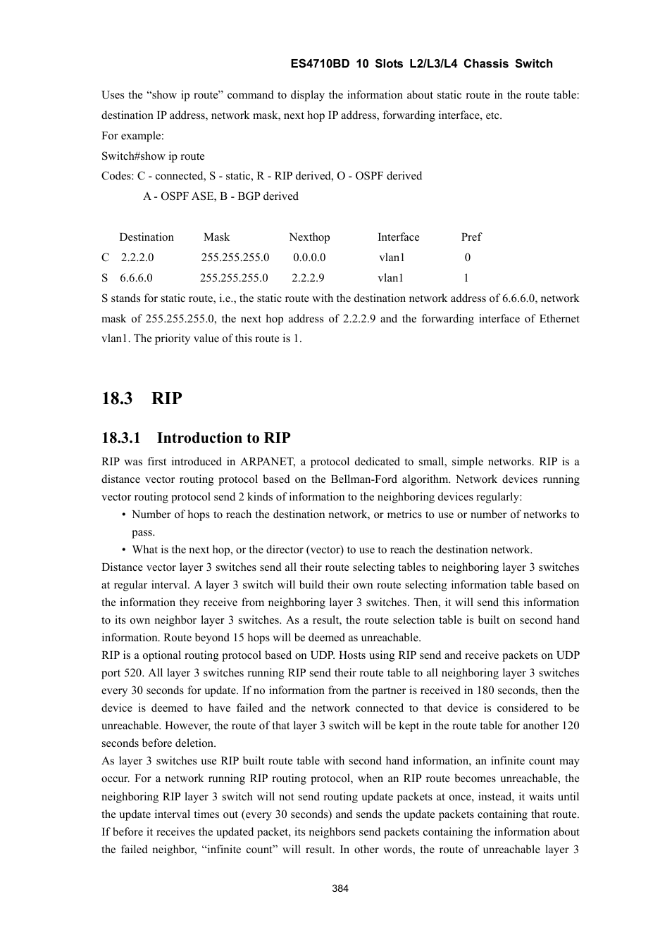 3 rip, 1 introduction to rip | Accton Technology ES4710BD User Manual | Page 385 / 547