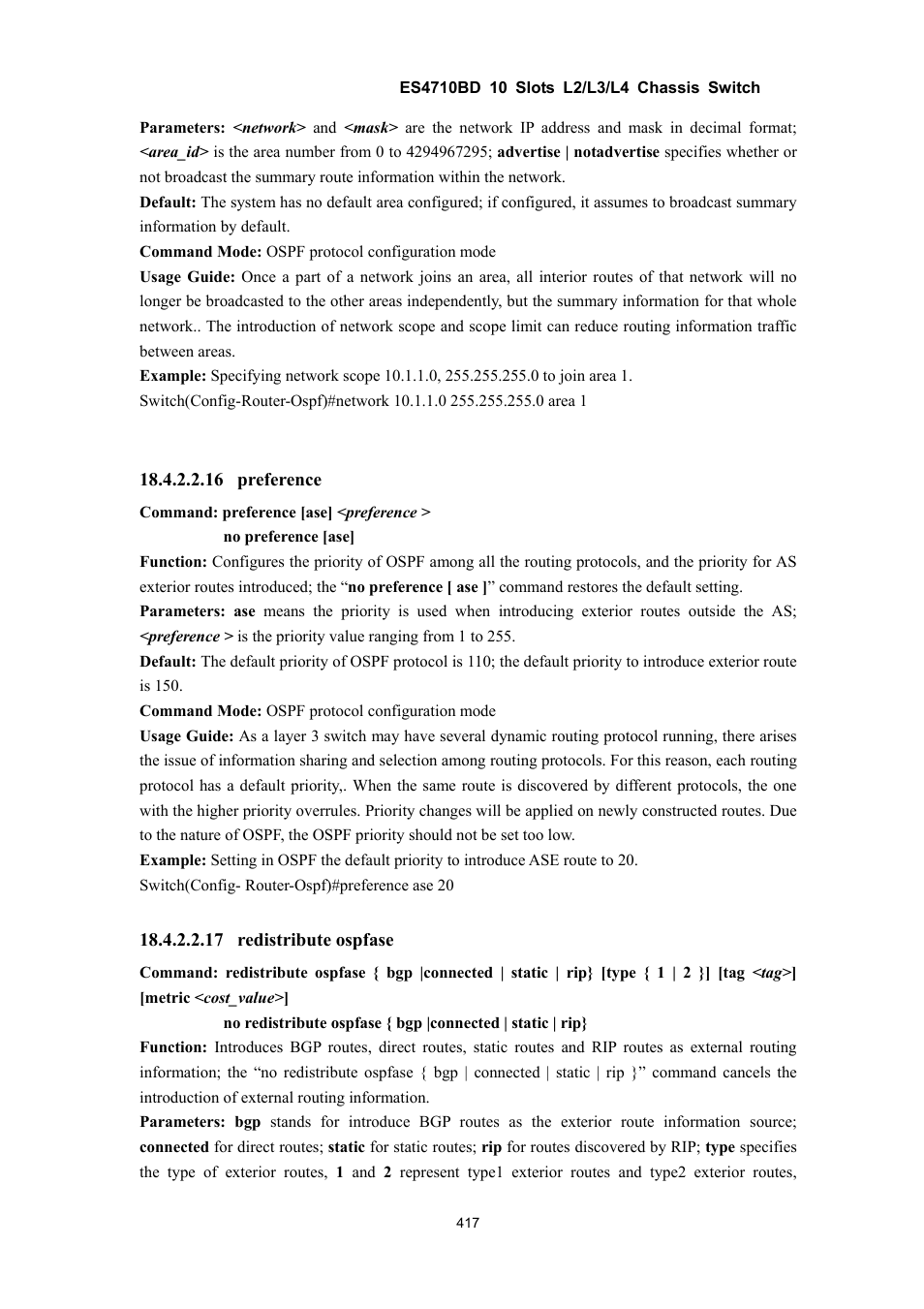 Accton Technology ES4710BD User Manual | Page 418 / 547