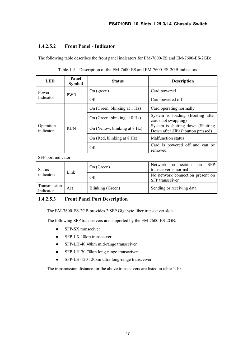Accton Technology ES4710BD User Manual | Page 48 / 547