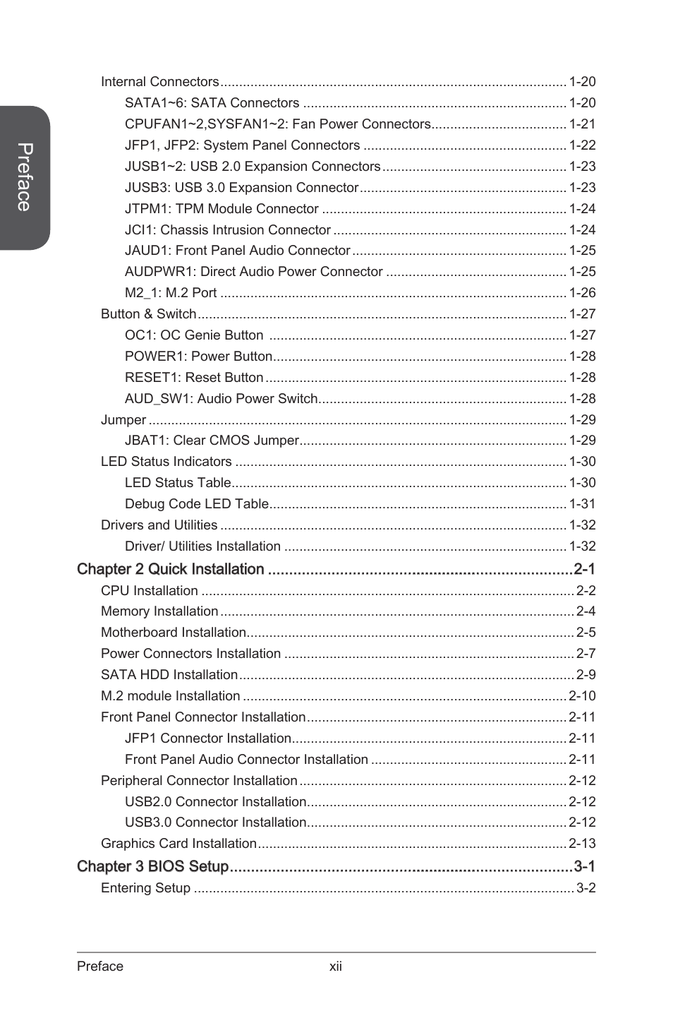 Preface | MSI Z97M GAMING User Manual | Page 12 / 108