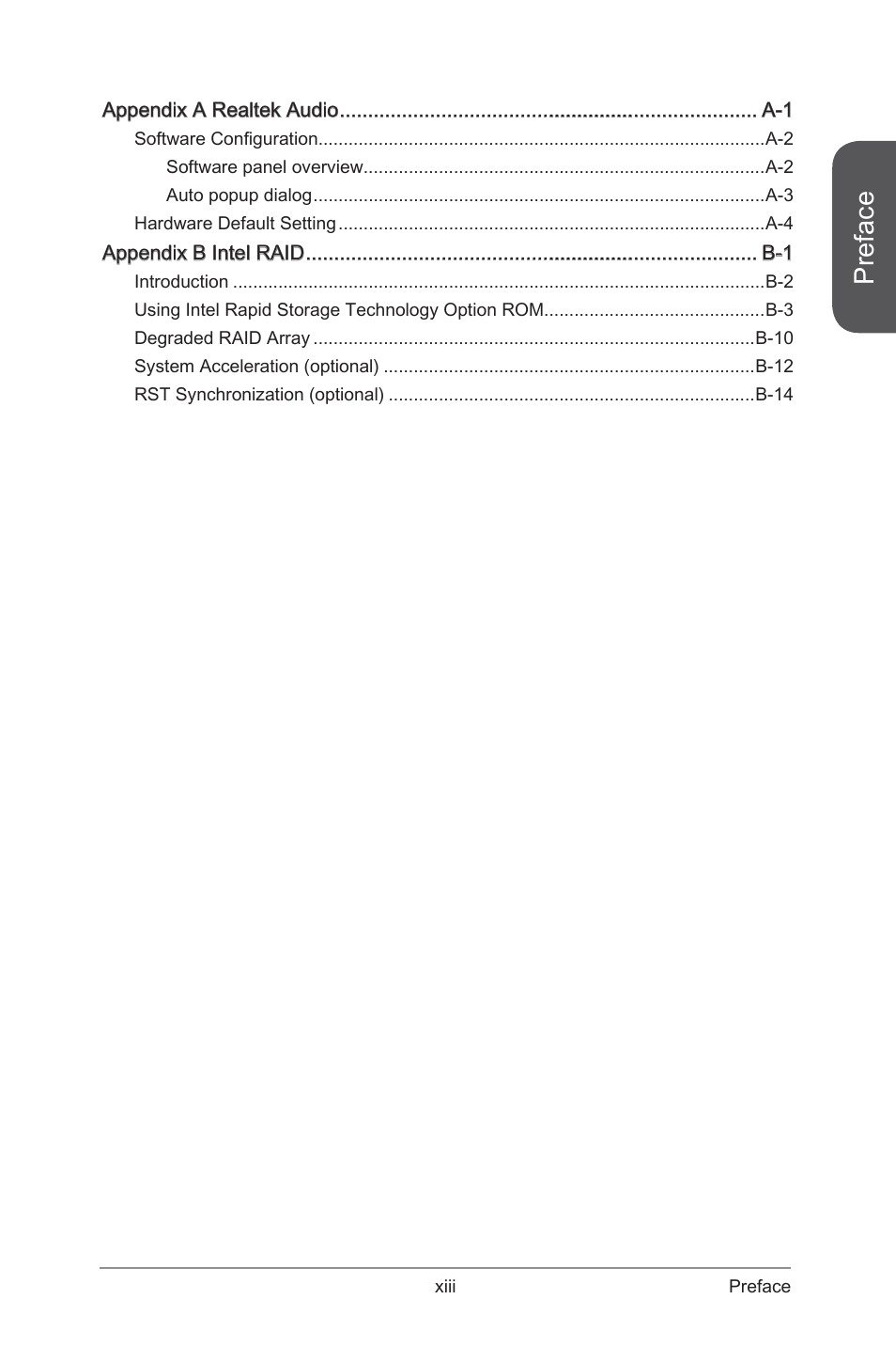 Preface | MSI Z97I GAMING AC User Manual | Page 13 / 104