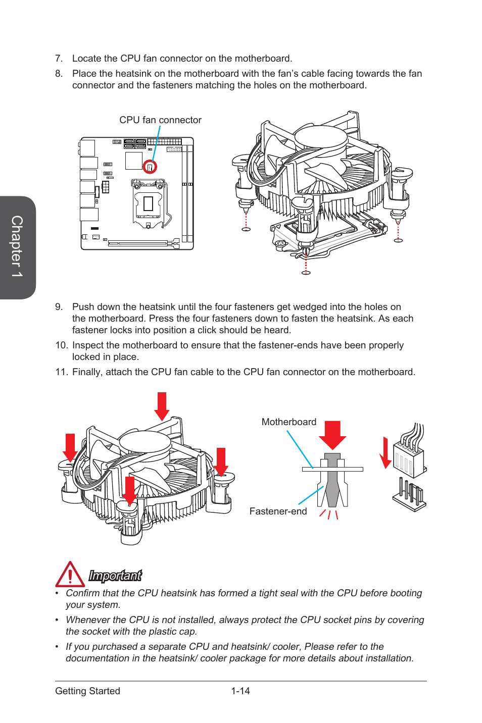 Chapter 1, Important | MSI Z97I GAMING AC User Manual | Page 28 / 104