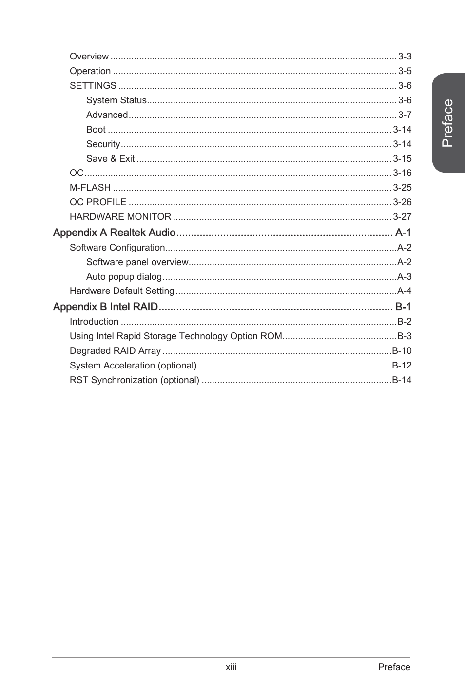 Preface | MSI Z87-GD65 GAMING User Manual | Page 13 / 116