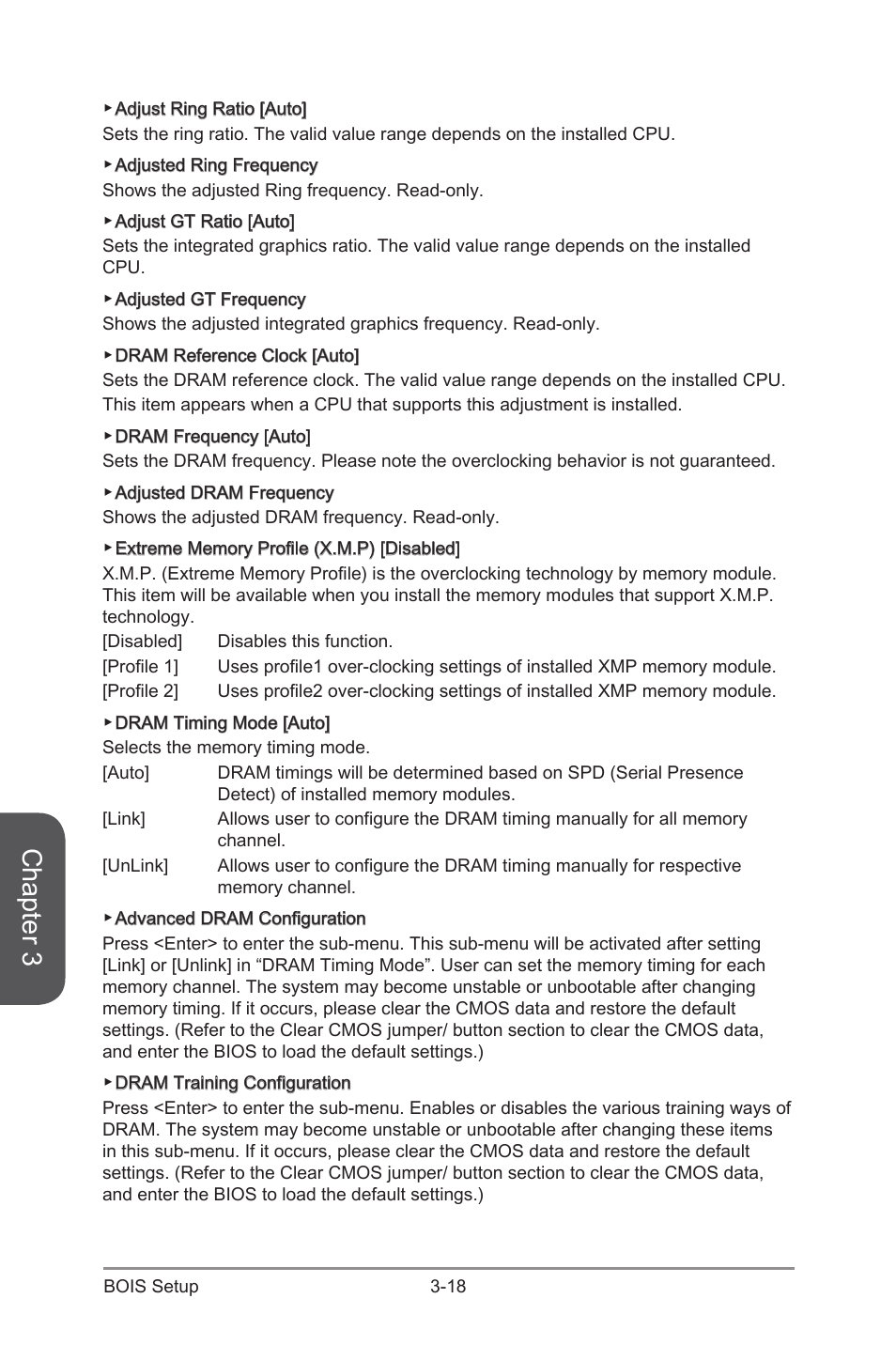 Chapter 3 | MSI Z87-G43 GAMING User Manual | Page 76 / 110