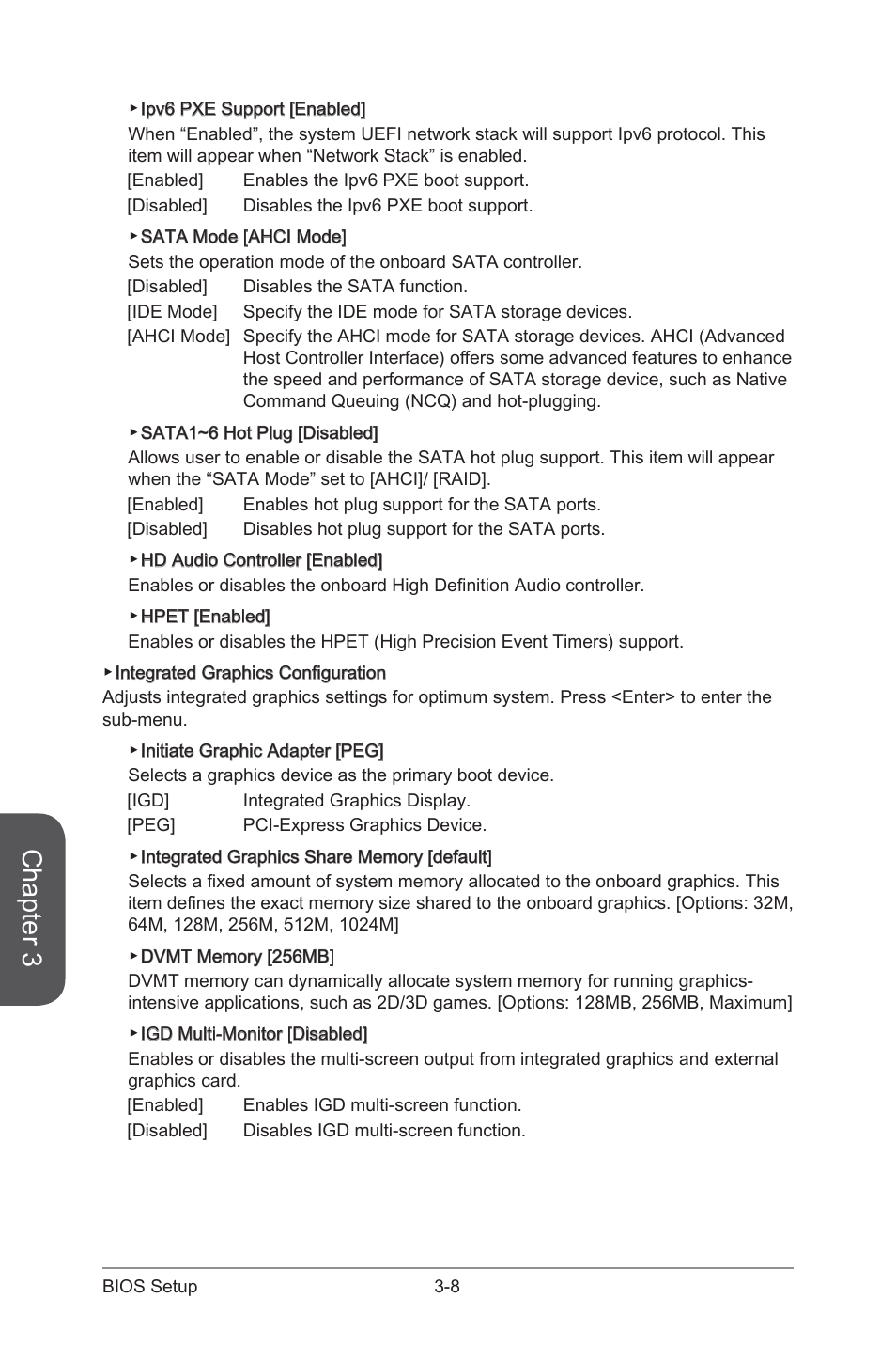 Chapter 3 | MSI B85M GAMING User Manual | Page 64 / 92