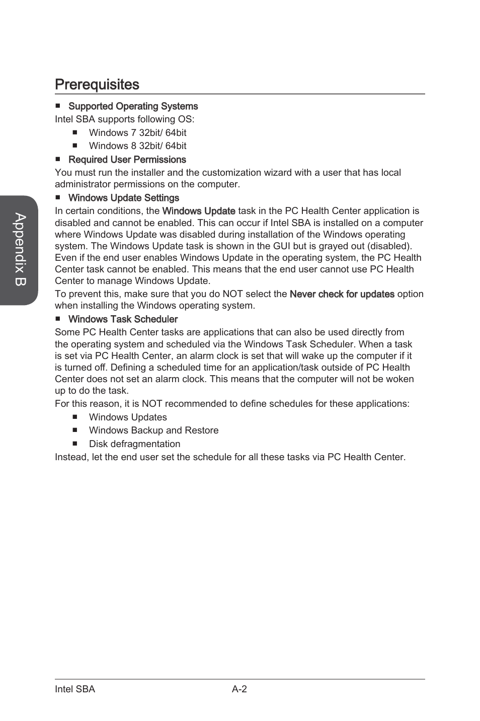 Appendix b, Prerequisites | MSI B85M GAMING User Manual | Page 90 / 92
