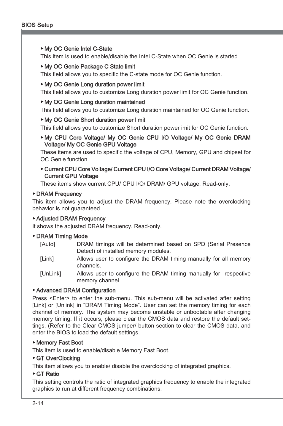 MSI Z77A-GD65 GAMING User Manual | Page 62 / 98