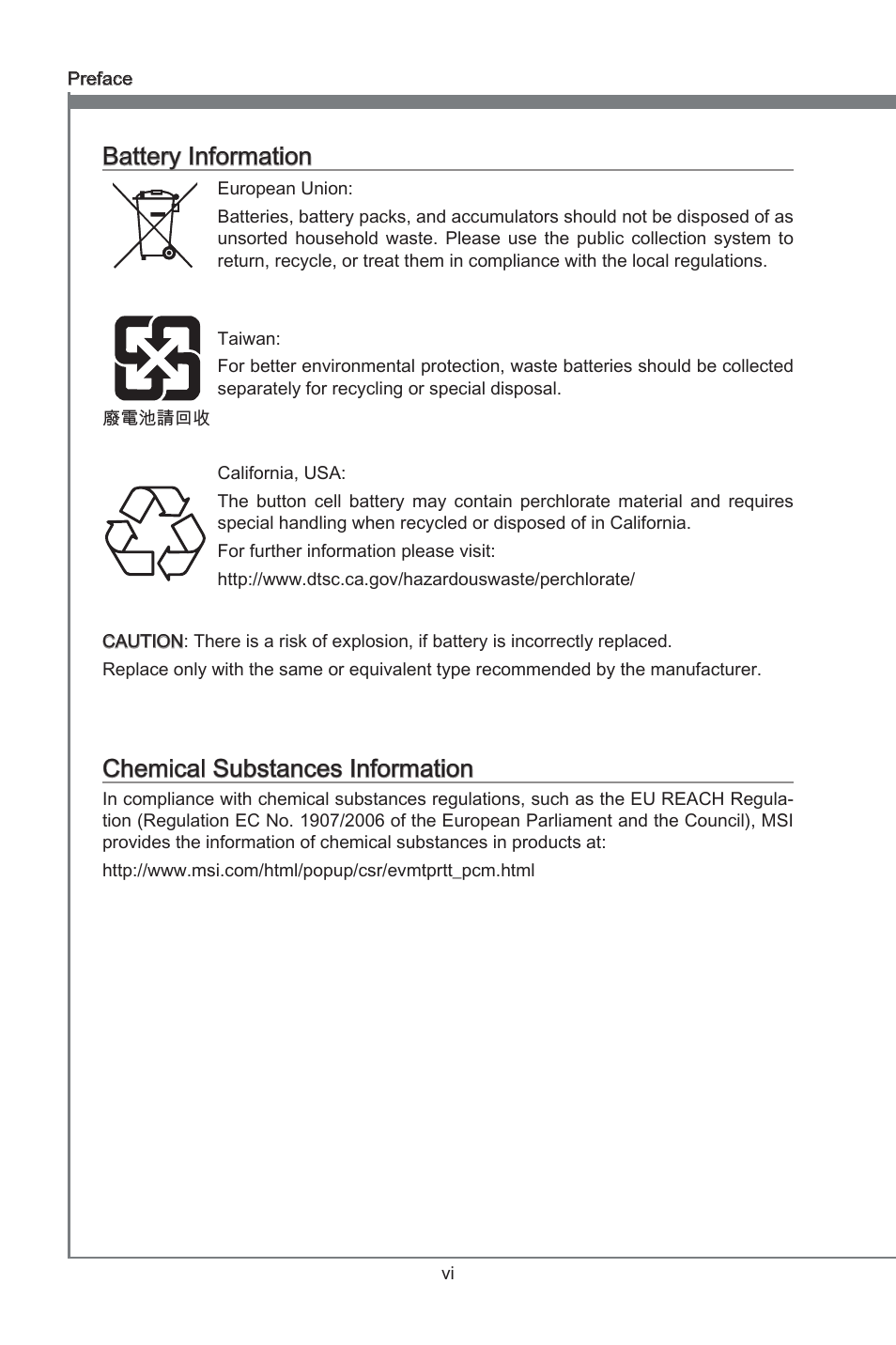 MSI Z77A-G45 GAMING User Manual | Page 6 / 96