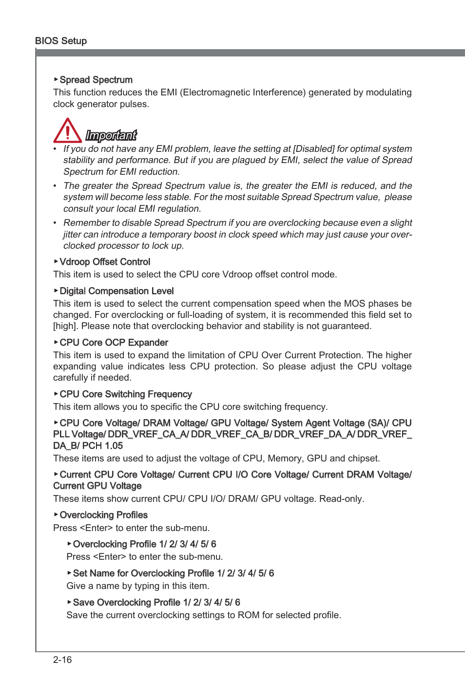 Important | MSI Z77A-G45 GAMING User Manual | Page 62 / 96