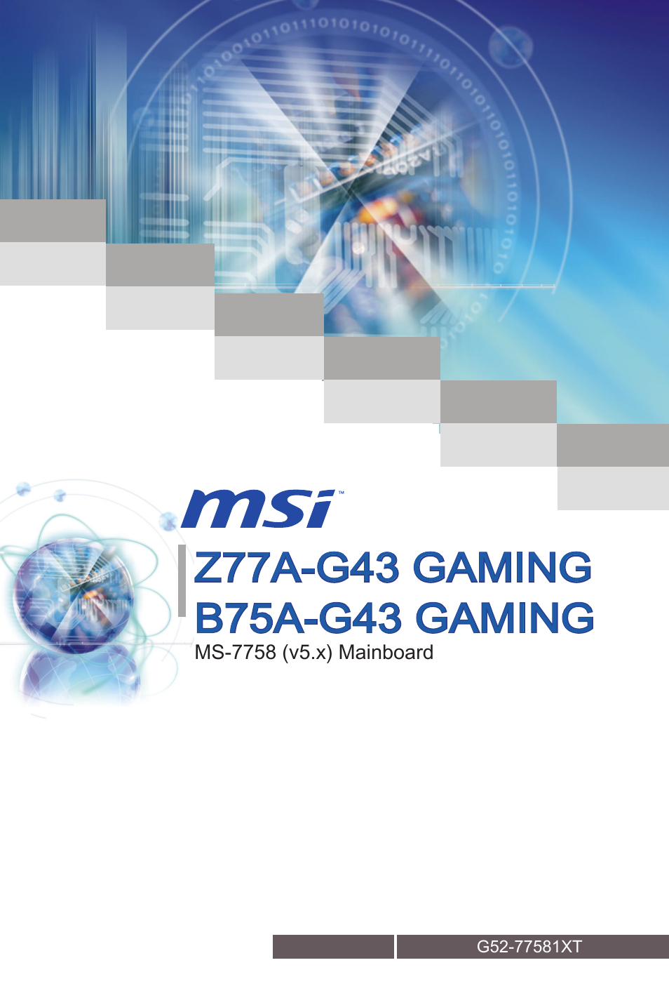 MSI Z77A-G43 GAMING User Manual | 98 pages