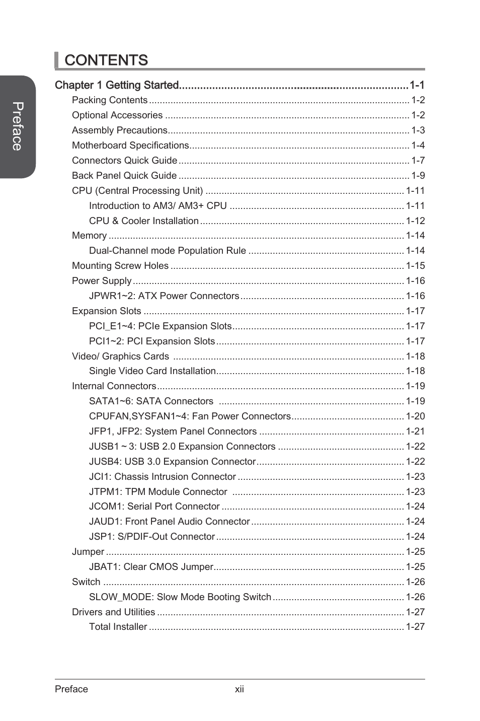 MSI 970 GAMING User Manual | Page 12 / 90