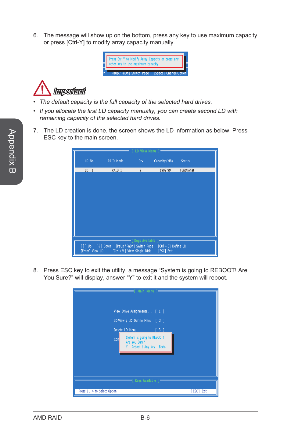 Appendix b, Important | MSI 970 GAMING User Manual | Page 88 / 90