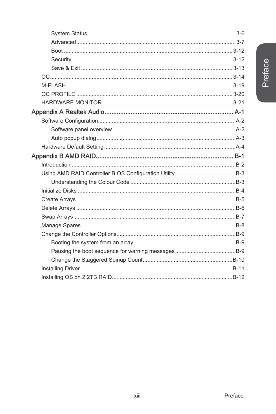 Preface | MSI A88XM GAMING User Manual | Page 13 / 102