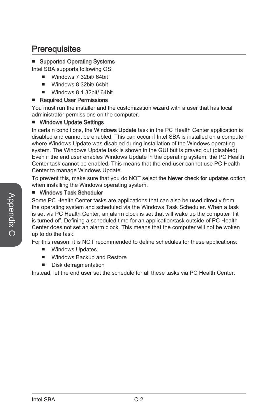 Appendix c, Prerequisites | MSI B85M ECO Manual User Manual | Page 100 / 102