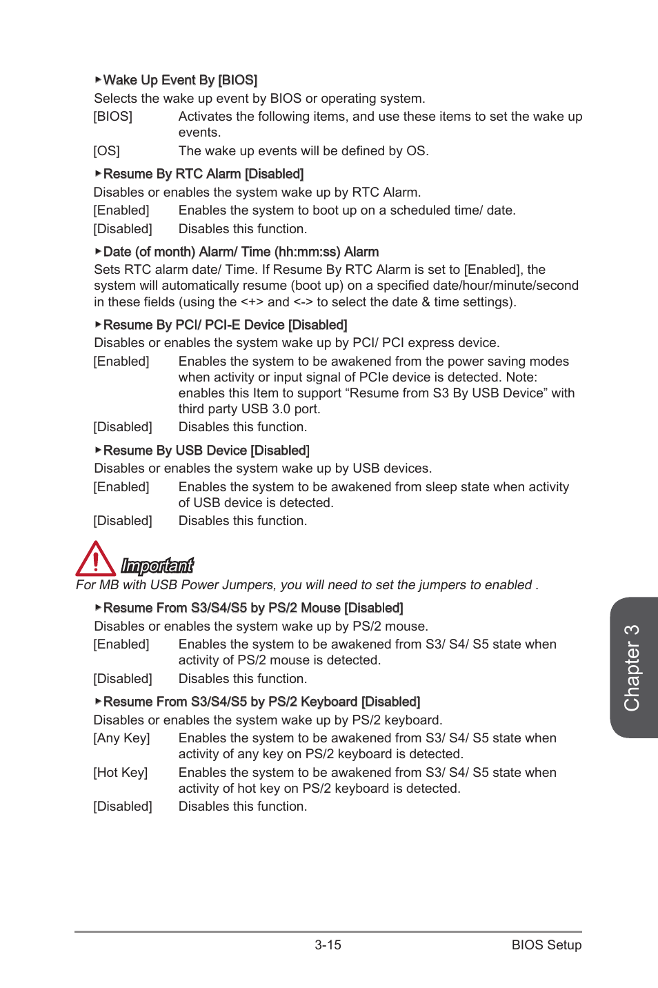 Chapter 3, Important | MSI B85M ECO Manual User Manual | Page 71 / 102