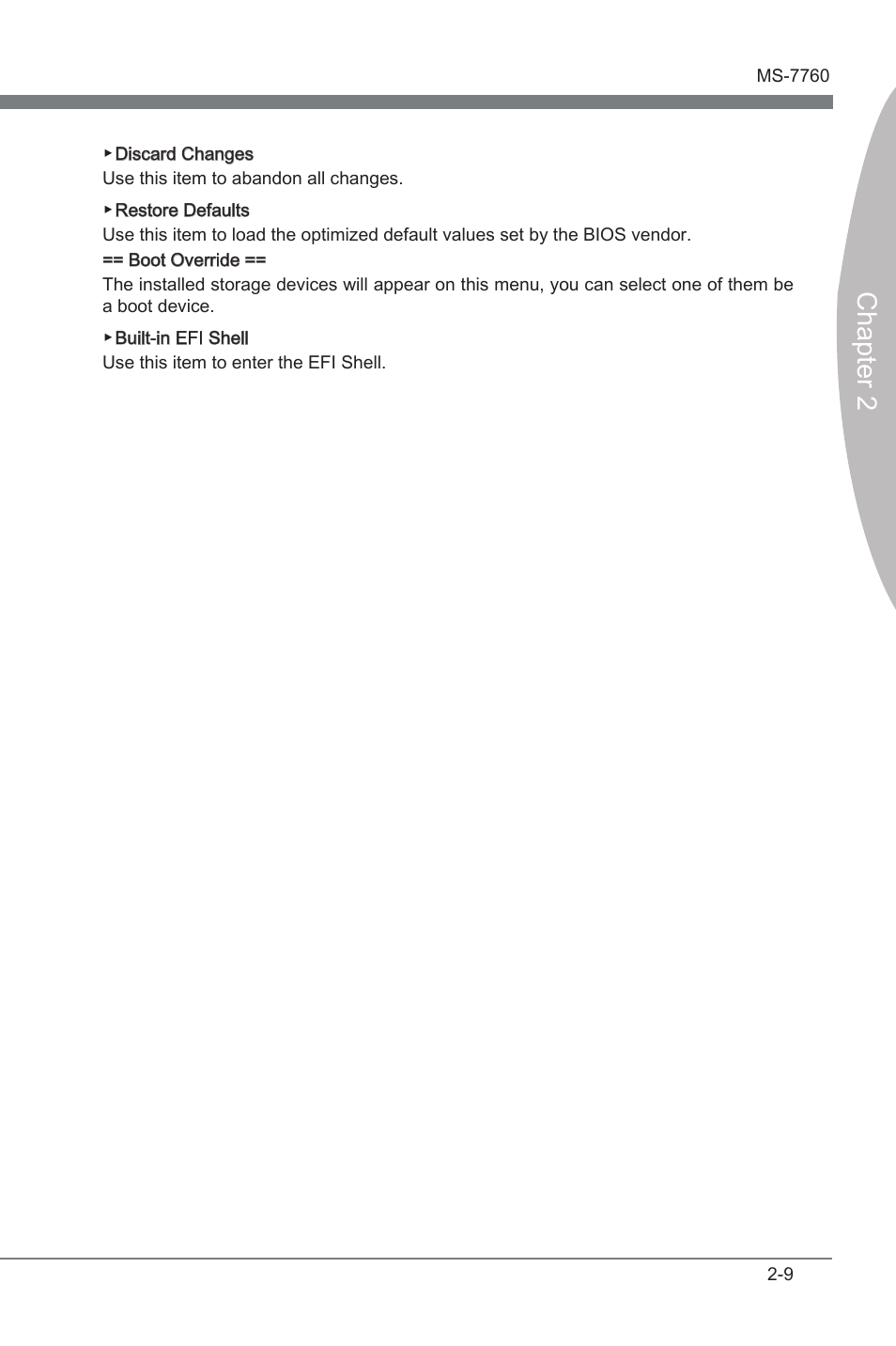 Chapter 2 | MSI X79A-GD65 (8D) User Manual | Page 59 / 90