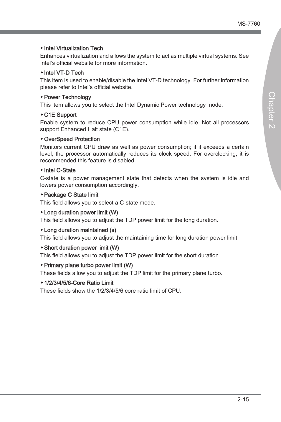 Chapter 2 | MSI X79A-GD65 (8D) User Manual | Page 65 / 90