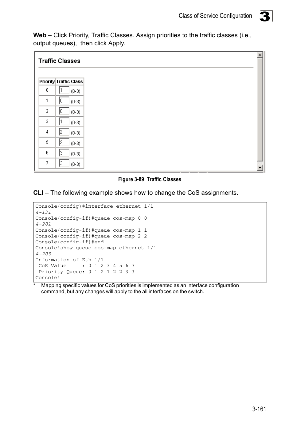 Figure 3-89 traffic classes | Accton Technology ES3526XA User Manual | Page 205 / 512