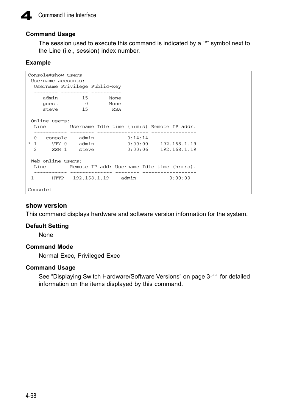 Show version | Accton Technology ES3526XA User Manual | Page 310 / 512
