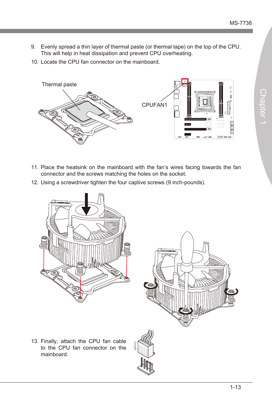 Chapter 1 | MSI X79MA-GD45 User Manual | Page 23 / 84