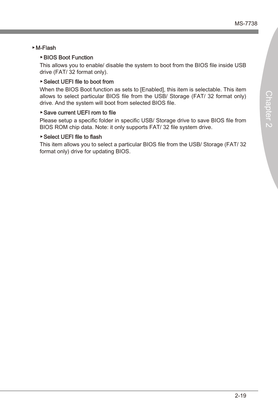 Chapter 2 | MSI X79MA-GD45 User Manual | Page 63 / 84