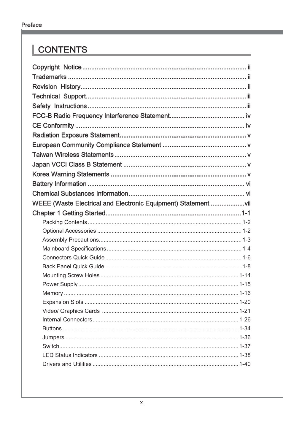 MSI X79A-GD45 PLUS Manual User Manual | Page 10 / 96