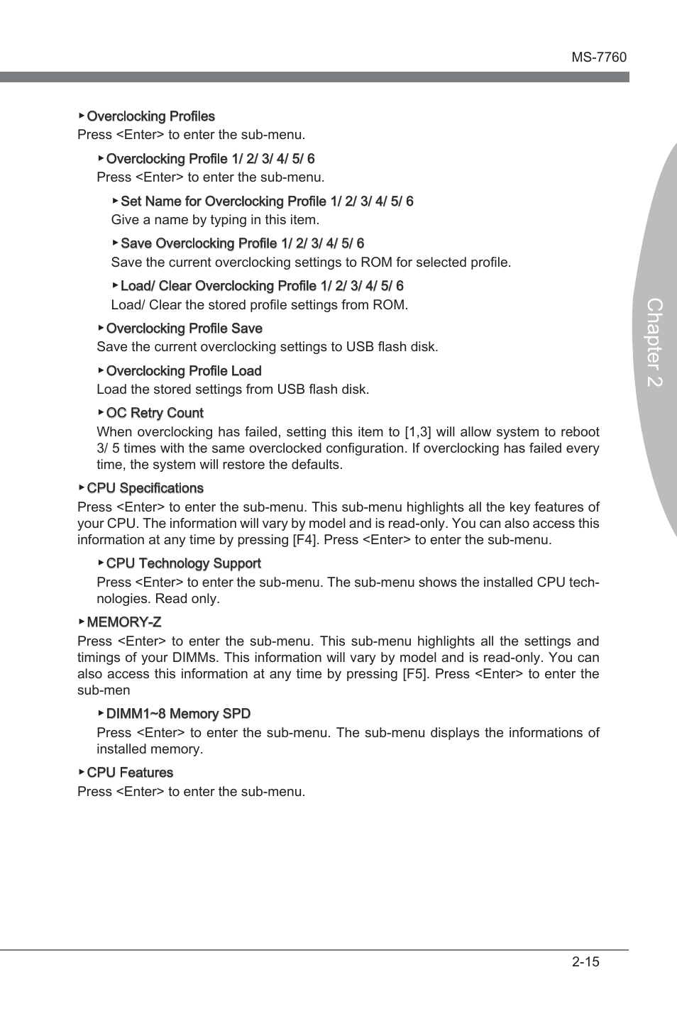 Chapter 2 | MSI X79A-GD45 PLUS Manual User Manual | Page 67 / 96