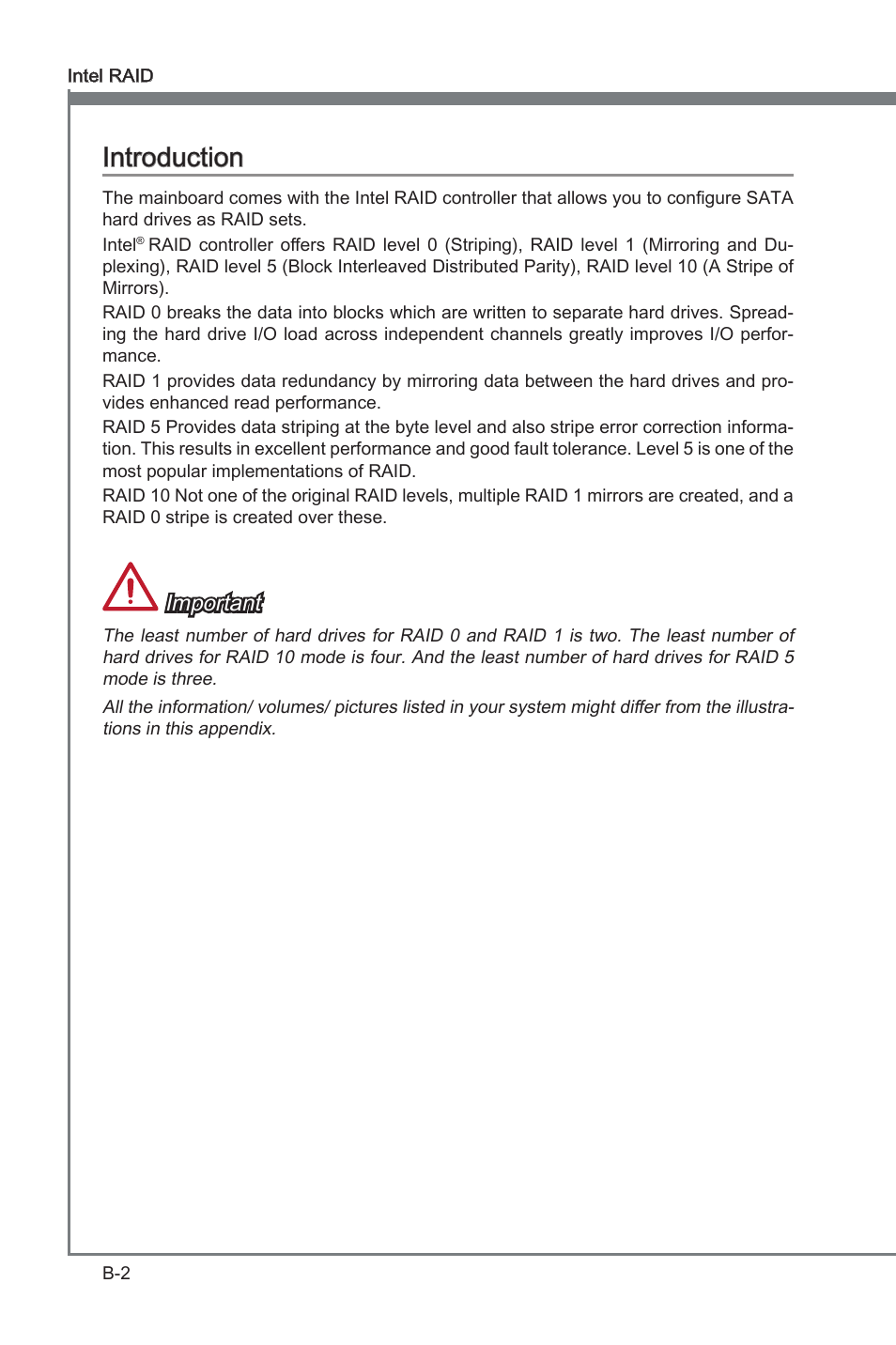 Introducton, Important | MSI X79A-GD45 PLUS Manual User Manual | Page 84 / 96