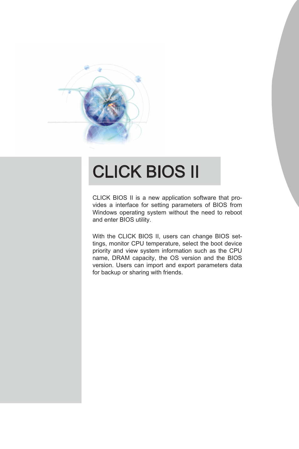 Click bios ii | MSI Classic Motherboard User Manual | Page 71 / 74