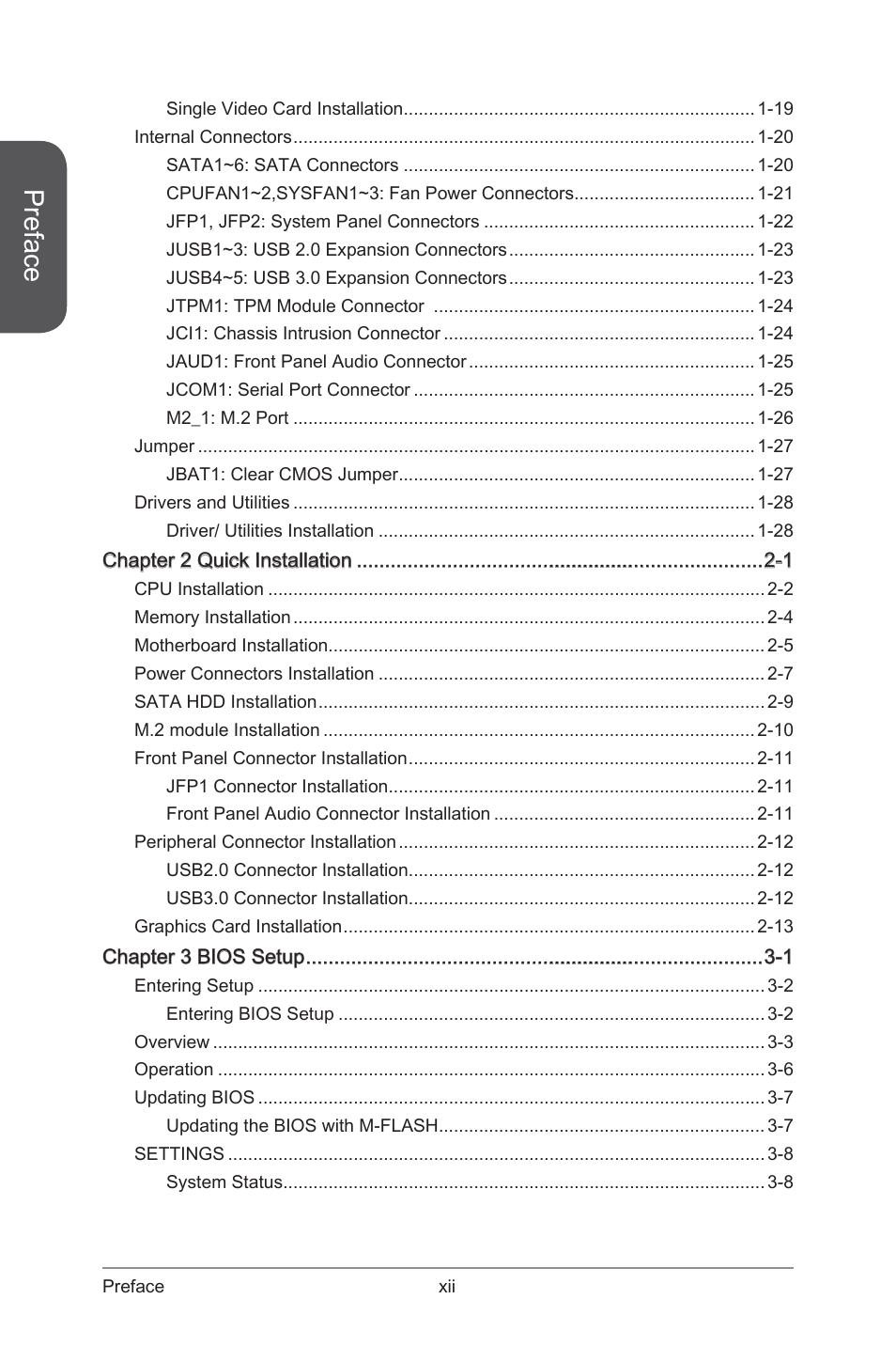 Preface | MSI Z97-G55 SLI Manual User Manual | Page 12 / 104