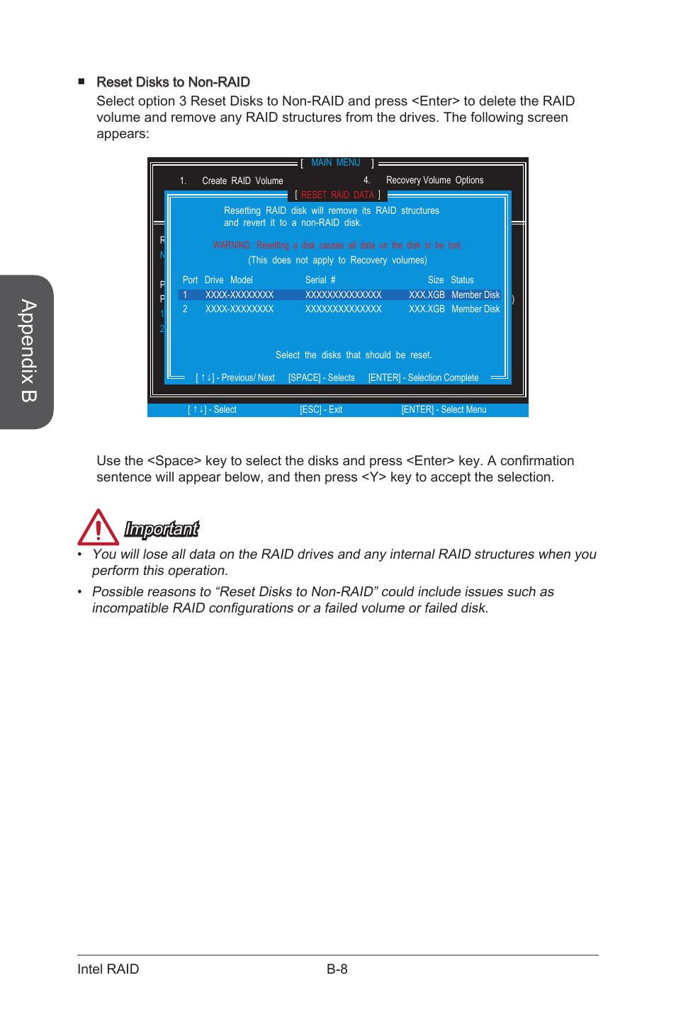 Appendix b, Important | MSI Z97-G55 SLI Manual User Manual | Page 98 / 104