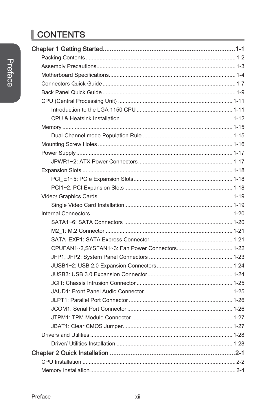 MSI Z97S SLI KRAIT EDITION Manual User Manual | Page 12 / 104