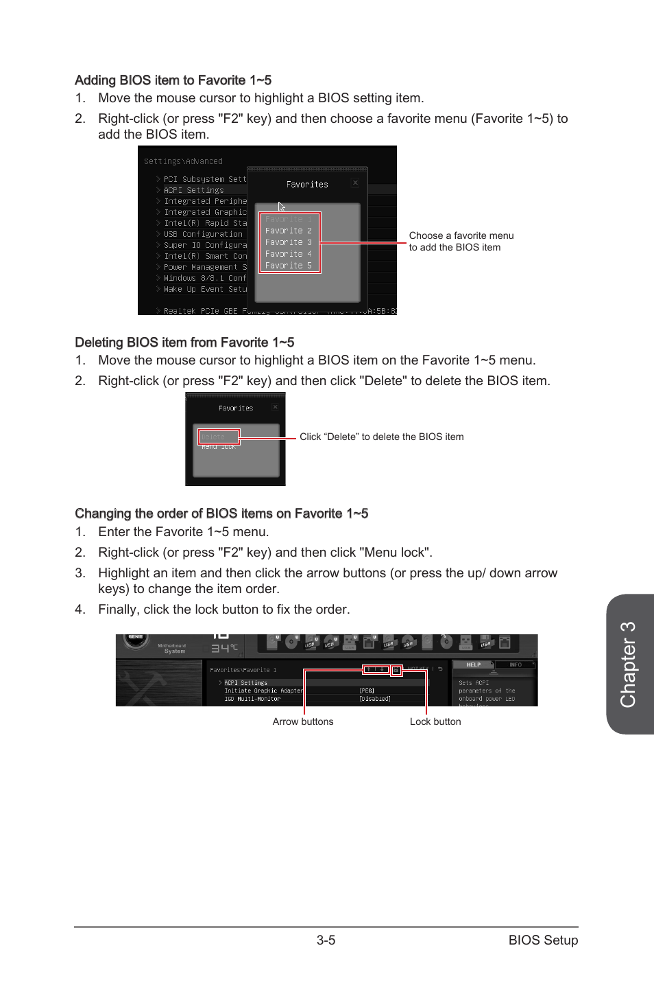 Chapter 3 | MSI Z97S SLI KRAIT EDITION Manual User Manual | Page 61 / 104