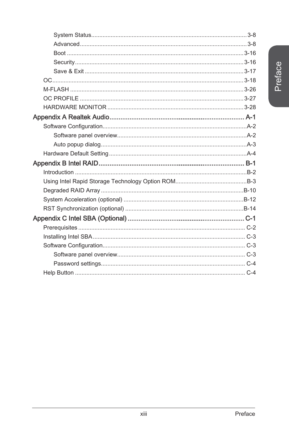 Preface | MSI Z97 U3 PLUS Manual User Manual | Page 13 / 108