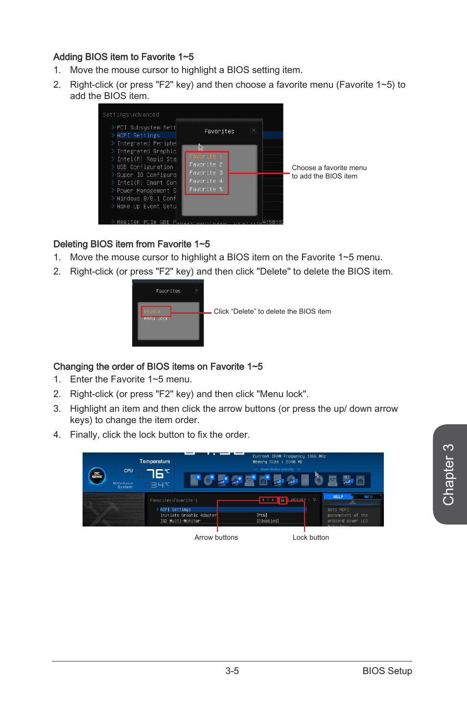 Chapter 3 | MSI Z97 PC MATE User Manual | Page 61 / 102