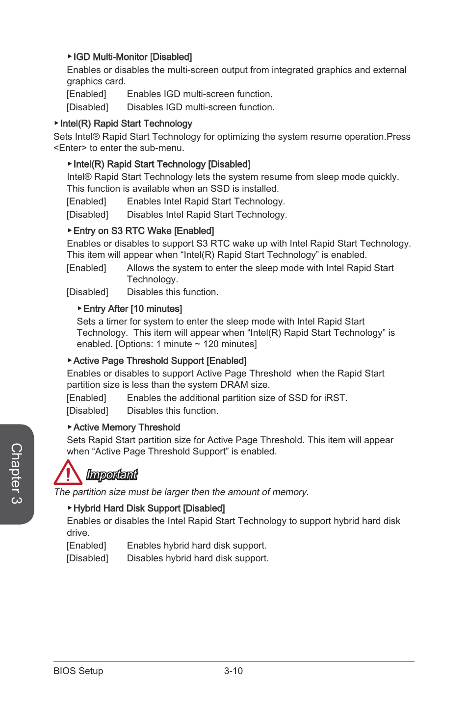Chapter 3, Important | MSI Z97 PC MATE User Manual | Page 66 / 102