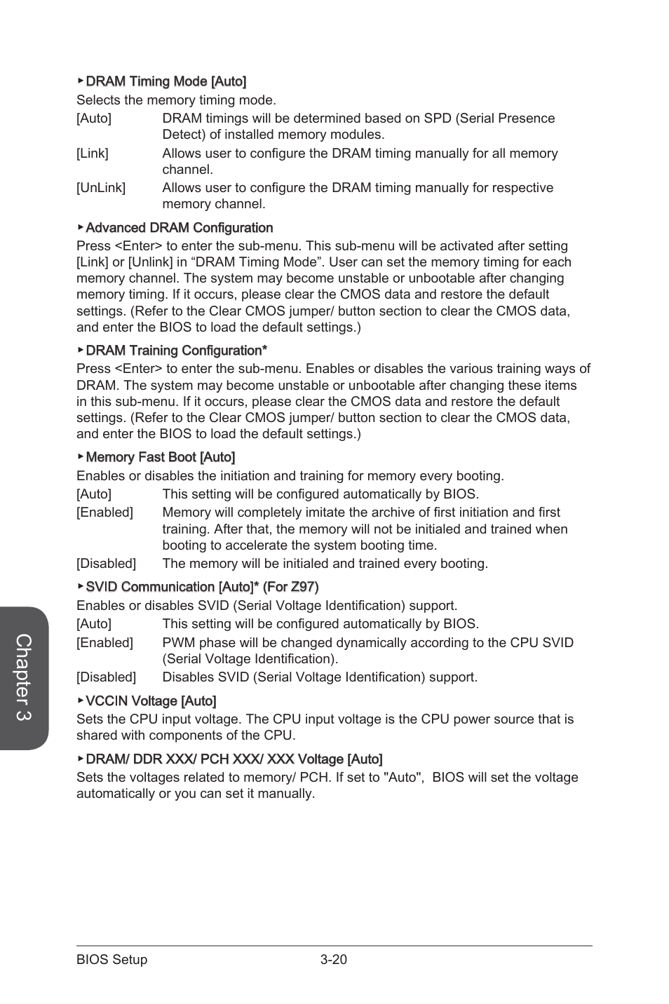 Chapter 3 | MSI Z97 PC MATE User Manual | Page 76 / 102
