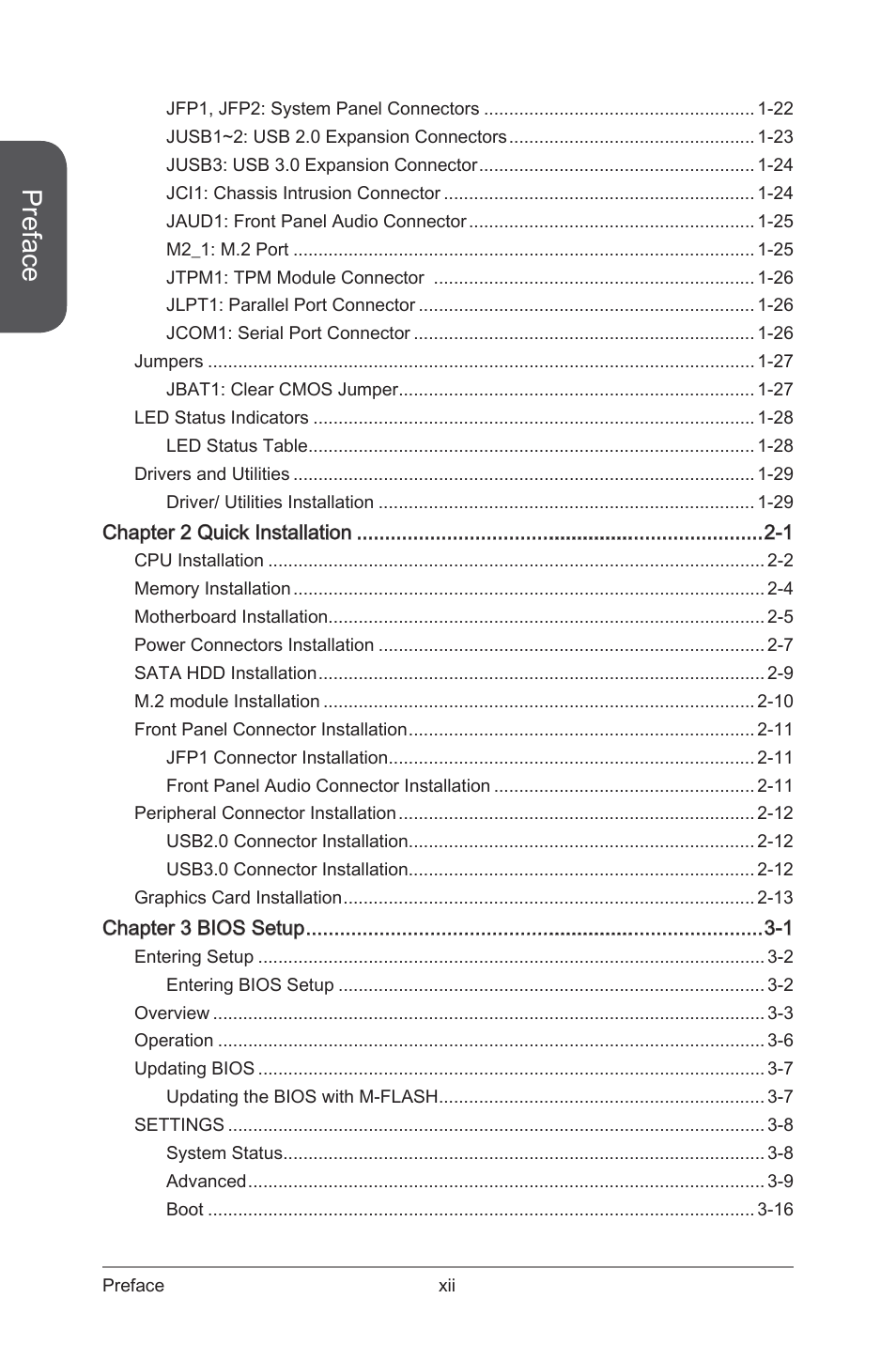 Preface | MSI H97M-G43 User Manual | Page 12 / 108