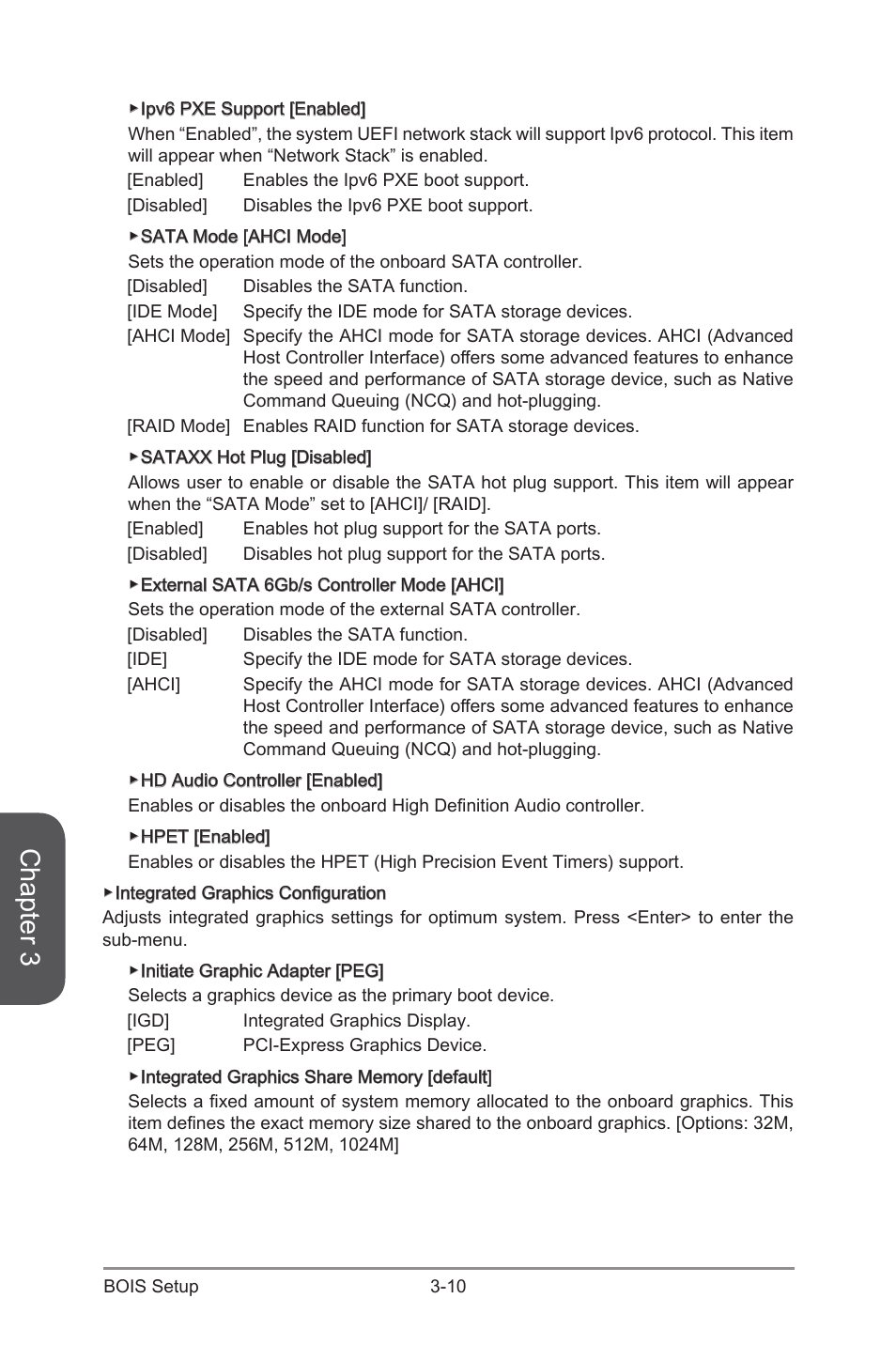 Chapter 3 | MSI H97M-G43 User Manual | Page 68 / 108