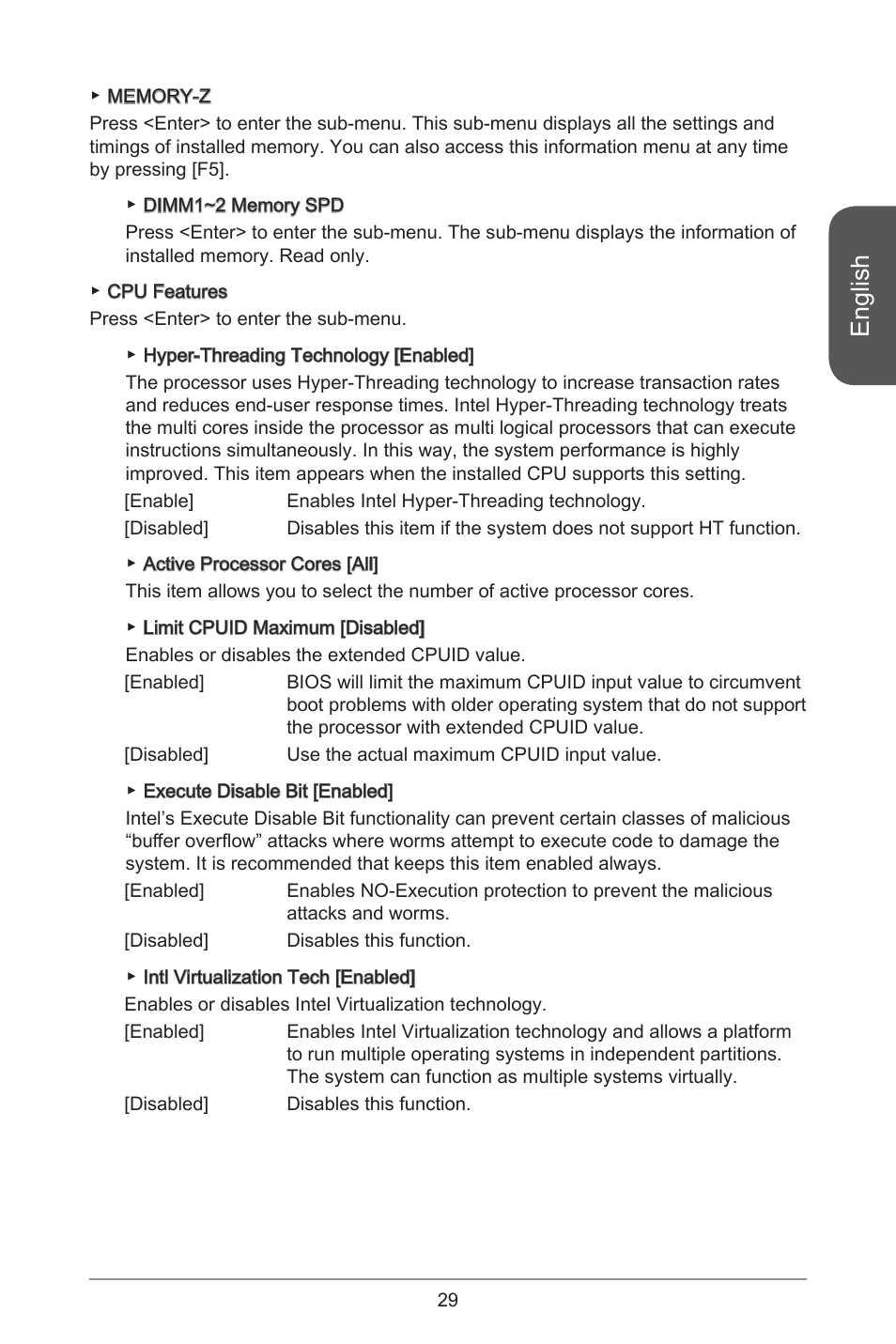 English | MSI H97M-E35 User Manual | Page 29 / 184