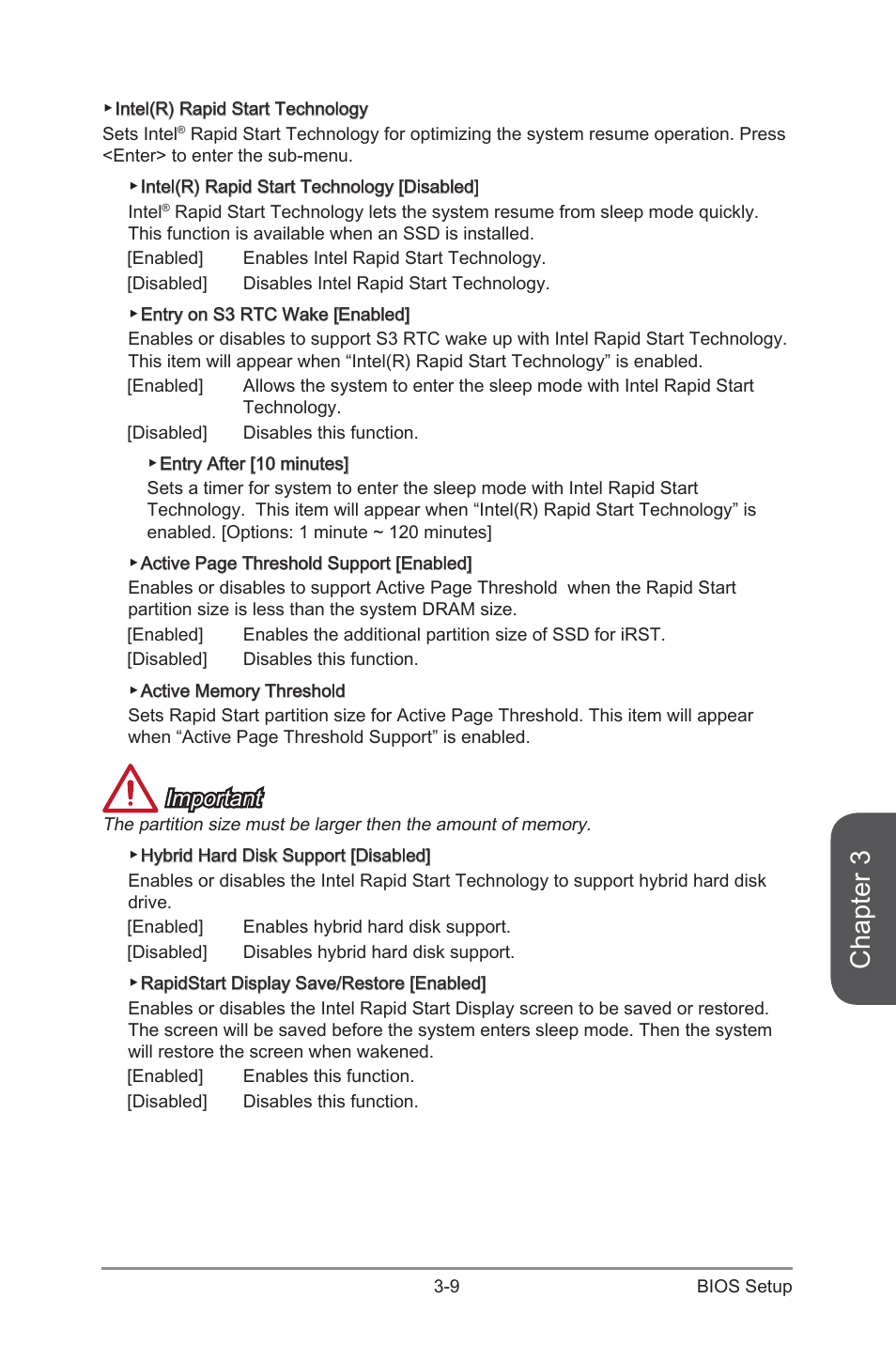 Chapter 3, Important | MSI Z87-G55 User Manual | Page 69 / 108