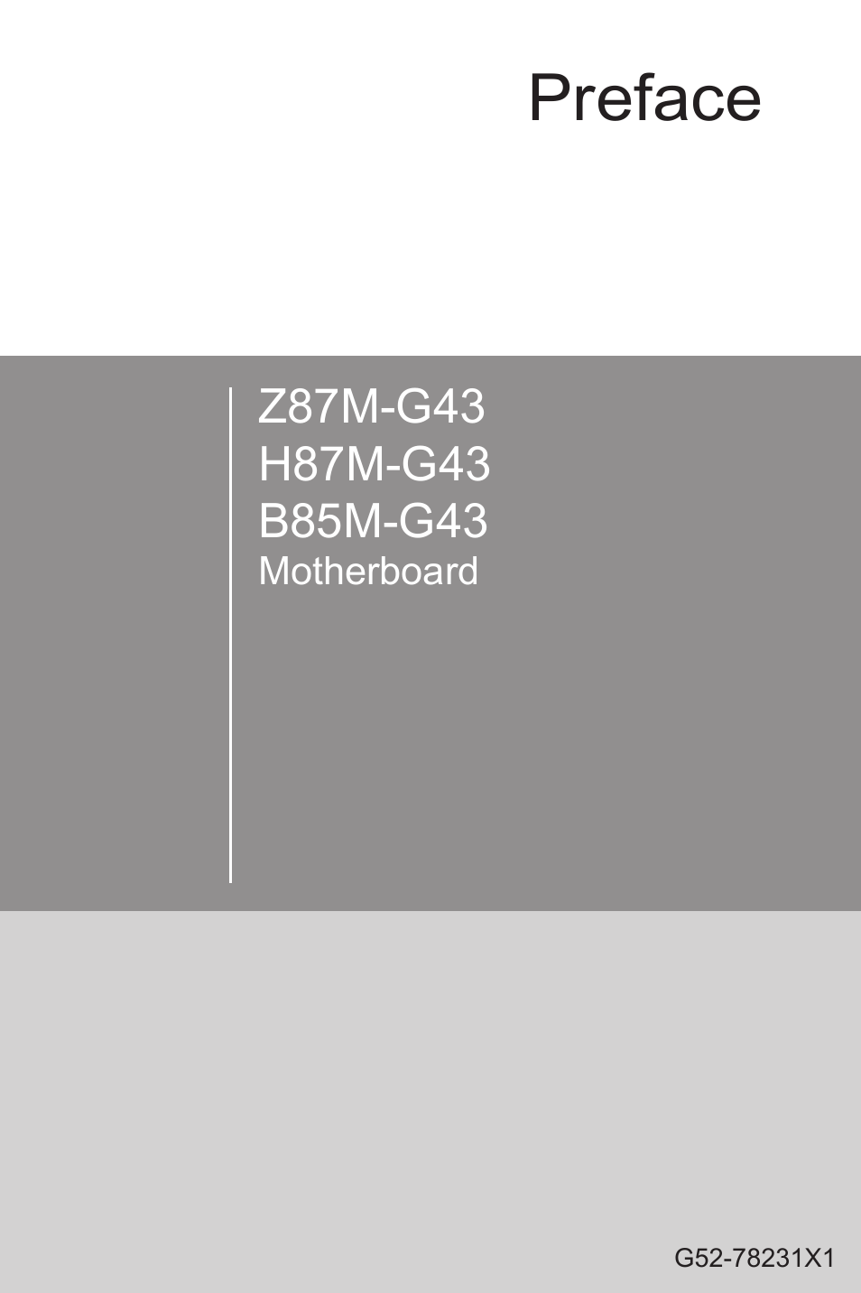 MSI CSM-H87M-G43 User Manual | 104 pages