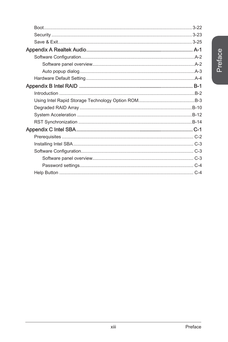 Preface | MSI CSM-Q87M-E43 User Manual | Page 13 / 104